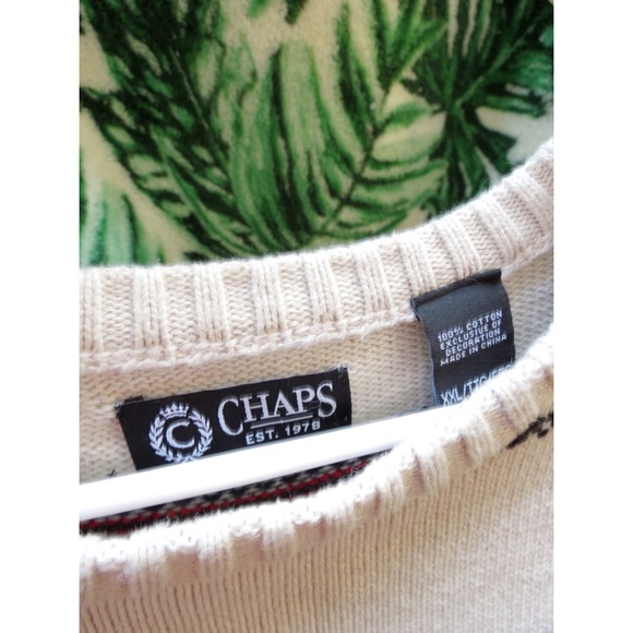 Vintage fair isle oversized chunky knit sweater 🌲 - Picture 8 of 9
